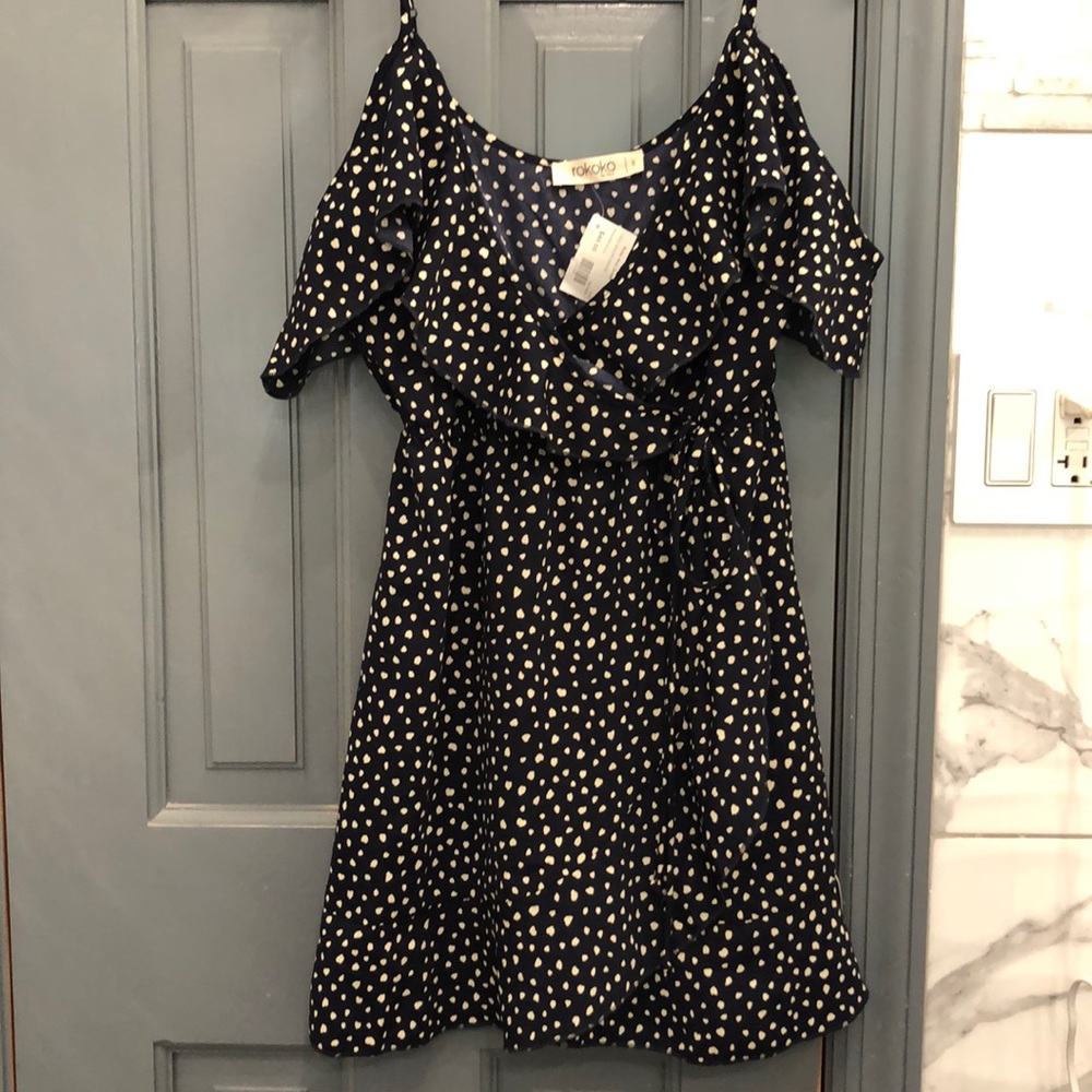 POLKA DOT SUN DRESS // NEVER WORN